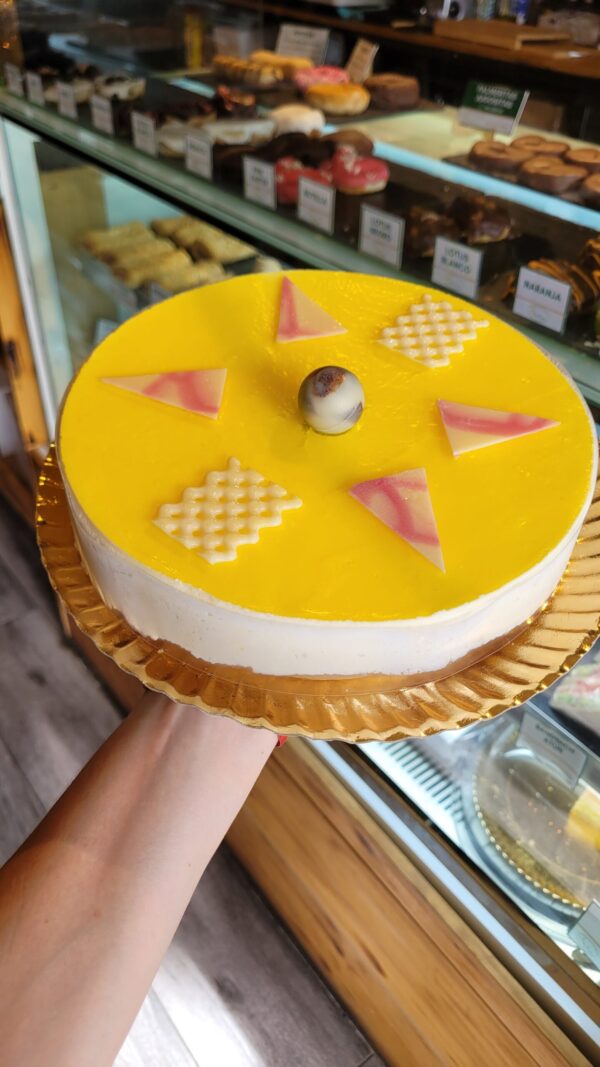 Tarta mousse de limón