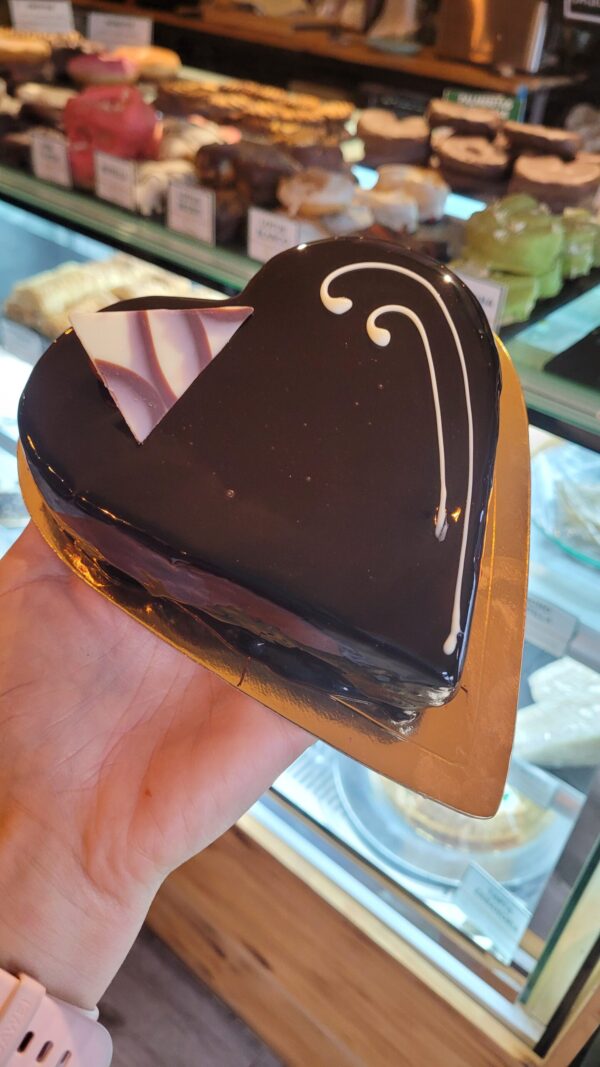 Tarta San Valentín negra
